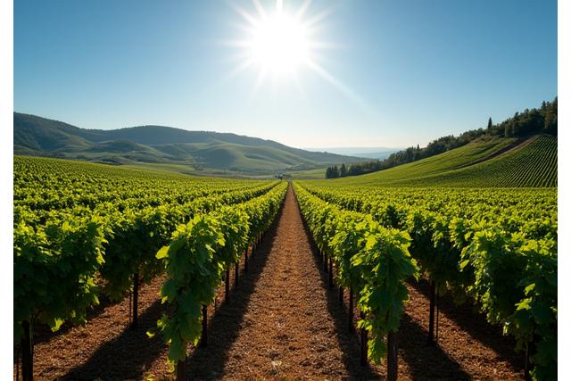 Toszkán szőlőültetvények